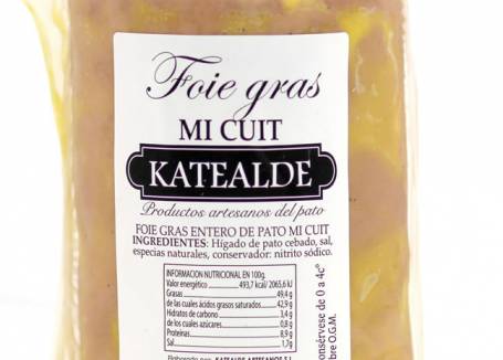 Foie gras de pato entero