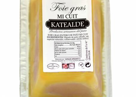Foie gras de pato entero
