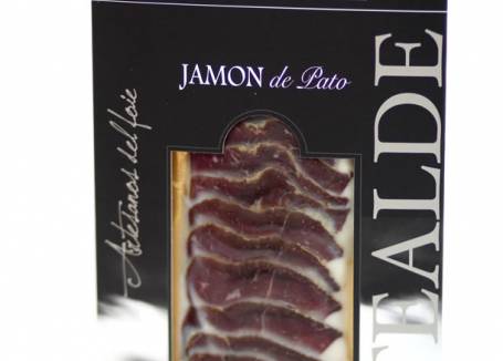 Jamon de pato fileteado 100 g.